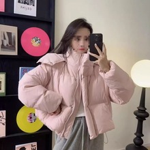 小个子羽绒服短款冬季新款宽松面包外套韩版加厚