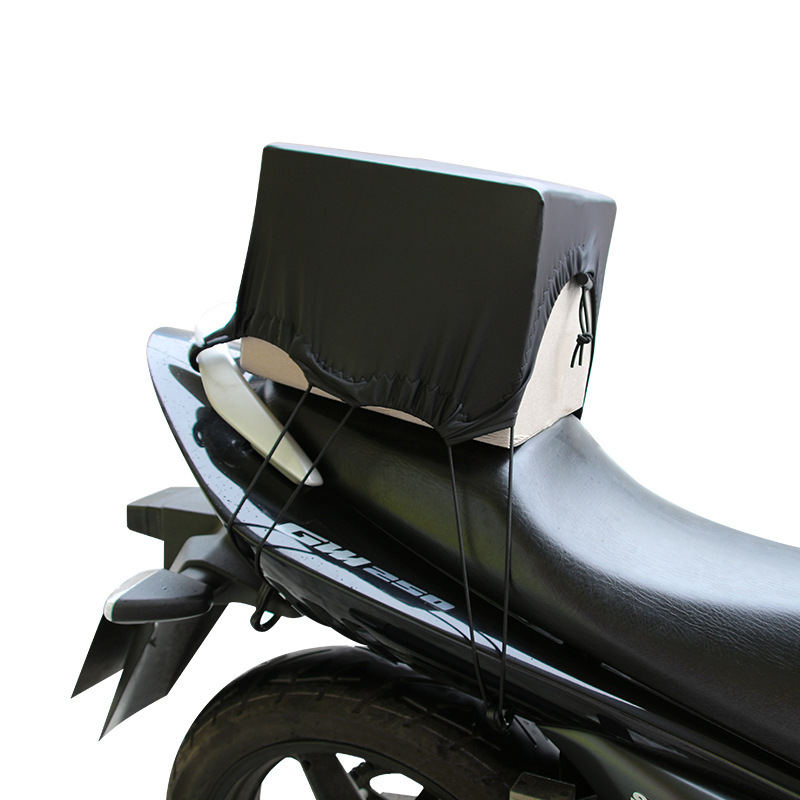 Motorcycle Luggage Cover Outdoor Waterproof Elastic Mesh Bag Outdoor Riding Debris Cover Shelf Helmet Net Lightweight Modification