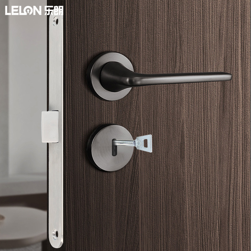 Cuerpo de cerradura con núcleo estándar europeo con llave Multicolor Customized 5085 Distancia de orificio Cuerpo de cerradura de acero inoxidable Cerradura de puerta silenciosa Cuerpo de cerradura magnética