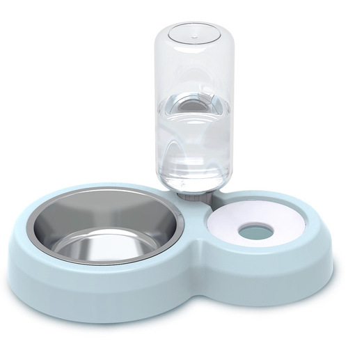 Dog and Cat Bowl Set, Automatic Water Feeder, Non-Slip Pet Bowl, Pet Supplies