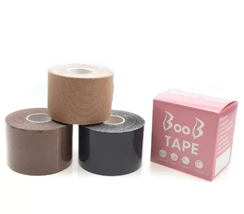 弹力布提胸贴胶带防下垂隐形透气无痕自粘提拉乳贴运动绷带肌肉贴