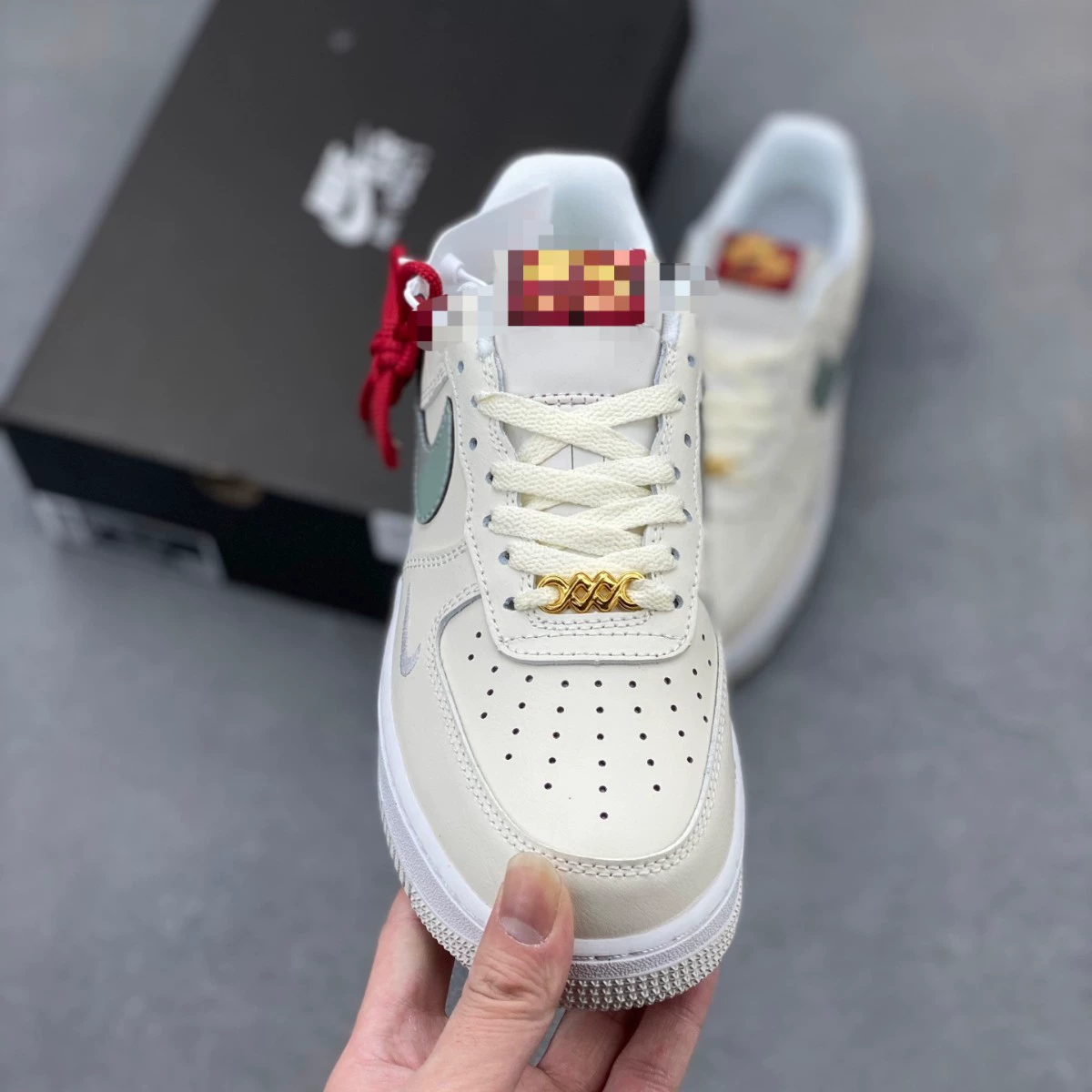 Putian Shoes Air Force No. 1, первый слой, пояс, воздушная подушка, шарнир, модель Dragon Year Limited AF1