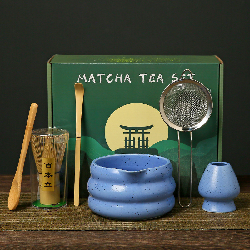 抹茶碗打抹茶宋代点茶工具陶瓷茶筅立搅拌器日式竹抹茶刷茶筅套装|undefined