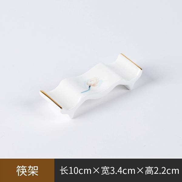 Chopsticks bone porcelain lotus