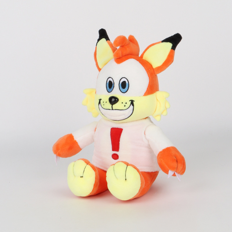 跨境新品bubsy plush超级大笨猫巴比斯游戏周边毛绒玩偶公仔|undefined
