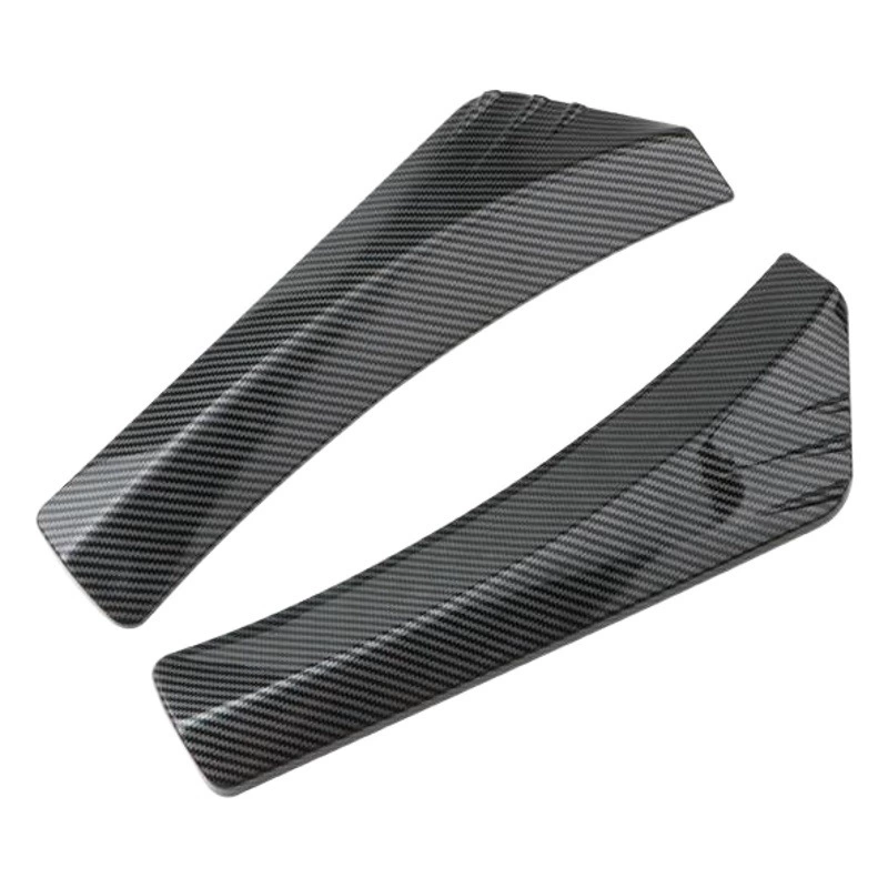 Модификация автомобиля узор из углеродного волокна задний угол маленький окруженный Универсальный задний бампер Защитная отделка задняя губа задний спойлер детали модификации