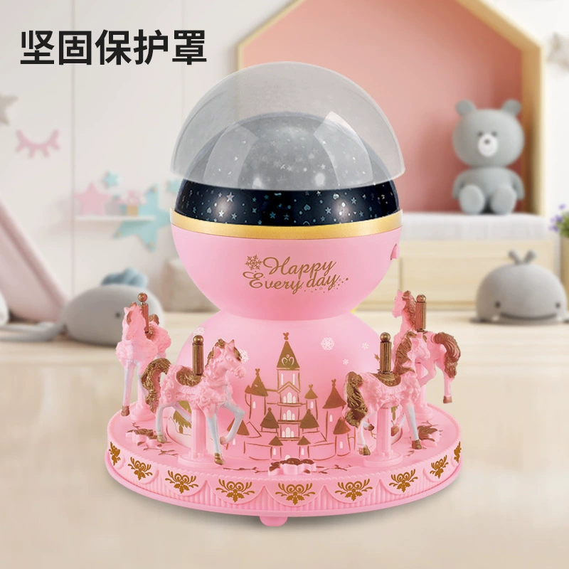 Lightweight rotating children's music box, Birthday gift
