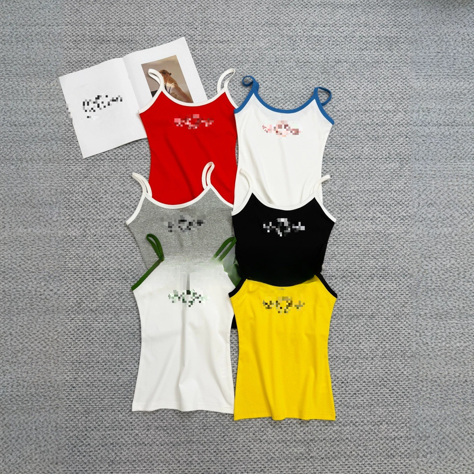 European and American street style women's 2026 spring/summer new style sheer pure sexy hot girl slimming camisole for girls