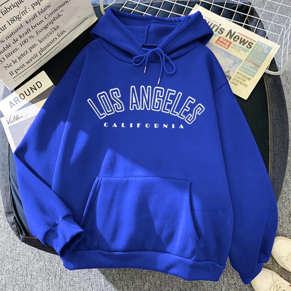 LOS AAGELES Logo Sweatshirt Fashion Letter Print Hoodie Unis