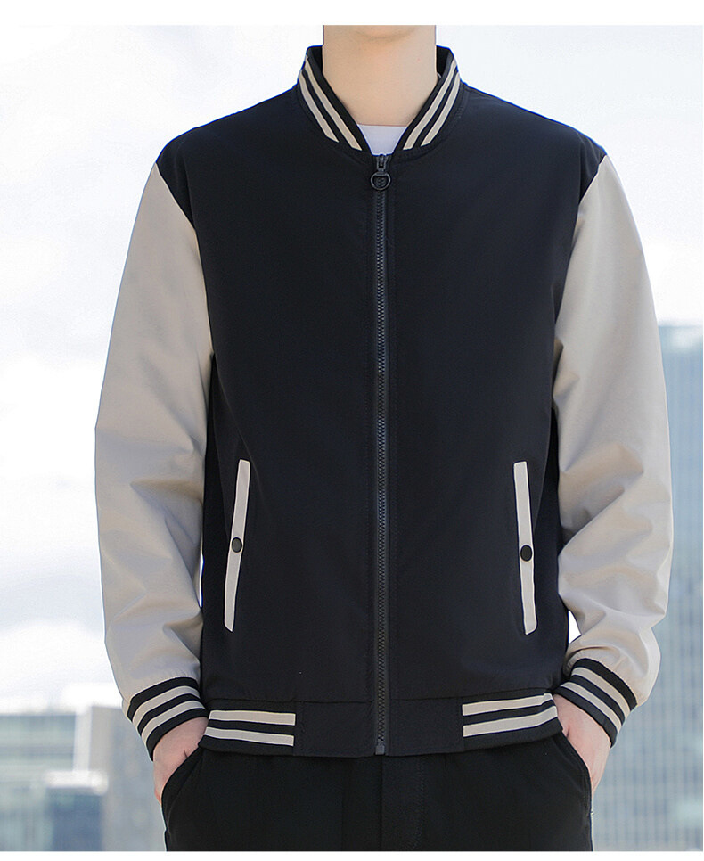 2024 nouvelle veste décontractée, vêtements d'extérieur pour hommes, vêtements de travail à la mode, uniforme de baseball, belle tenue d'automne pour jeunes_voghion.com