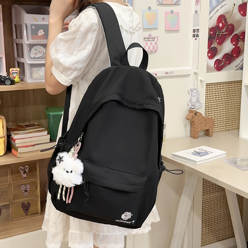 2026 Spring New Korean Version Lightweight Backpack Simple Niche Travel Backpack for Middle and High School Students 2026 Spring New Korean Version Lightweight Backpack Simple Niche Travel Backpack for Middle and High School Students