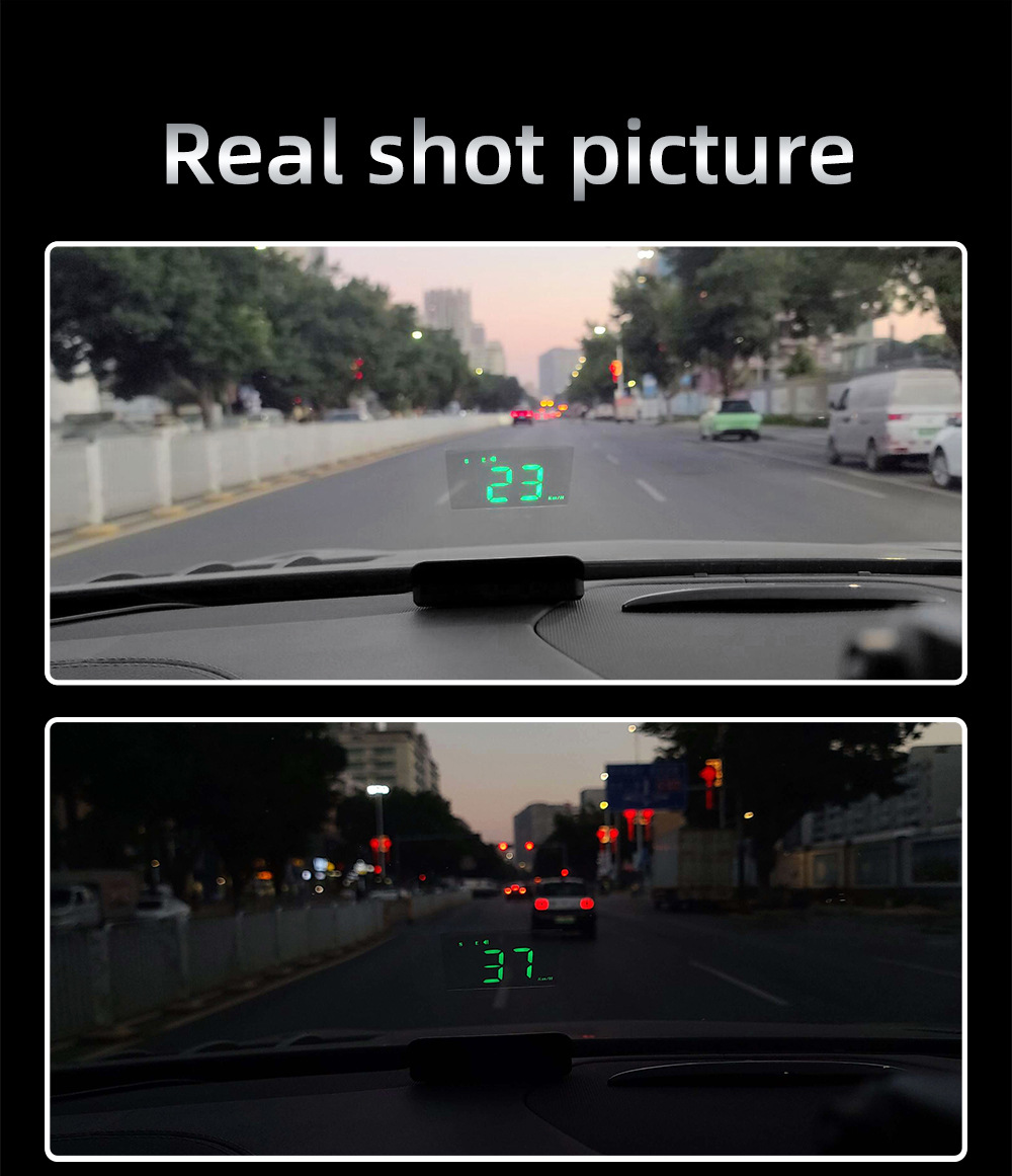Cross-Border Hud Head-Up Display M1 Car Gps Speed Multi-Function Instrument Projector High-Definition Universal for Cars