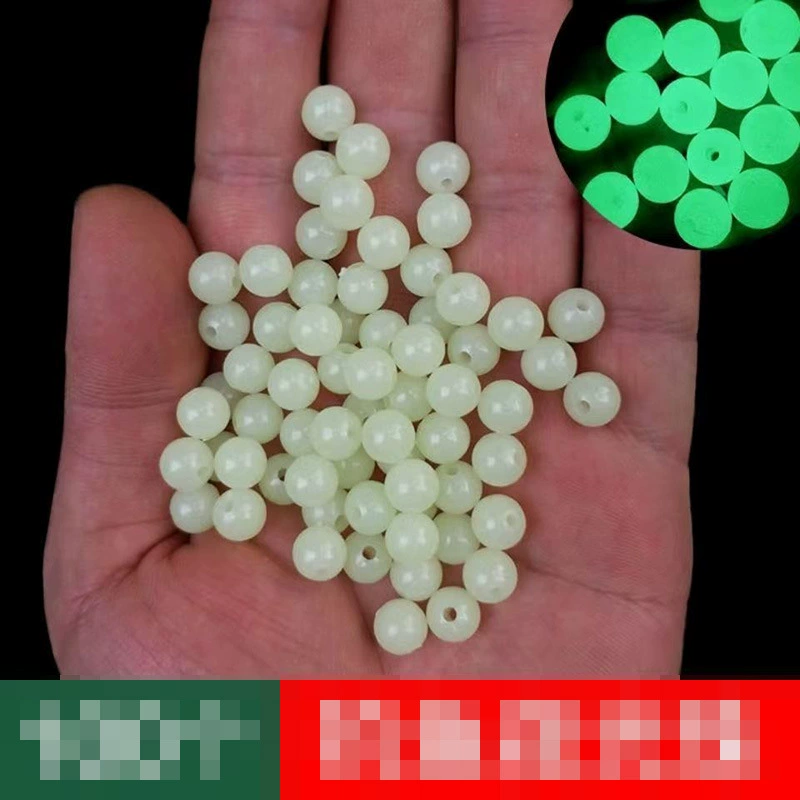 Светящиеся блокирующие бусины Luya String Крючок Привлекательный Zhuhai Рыбалка Флуоресцентные бобы Блокирующие светящиеся бусины Дэчжоу Рыболовная группа Рыбалка