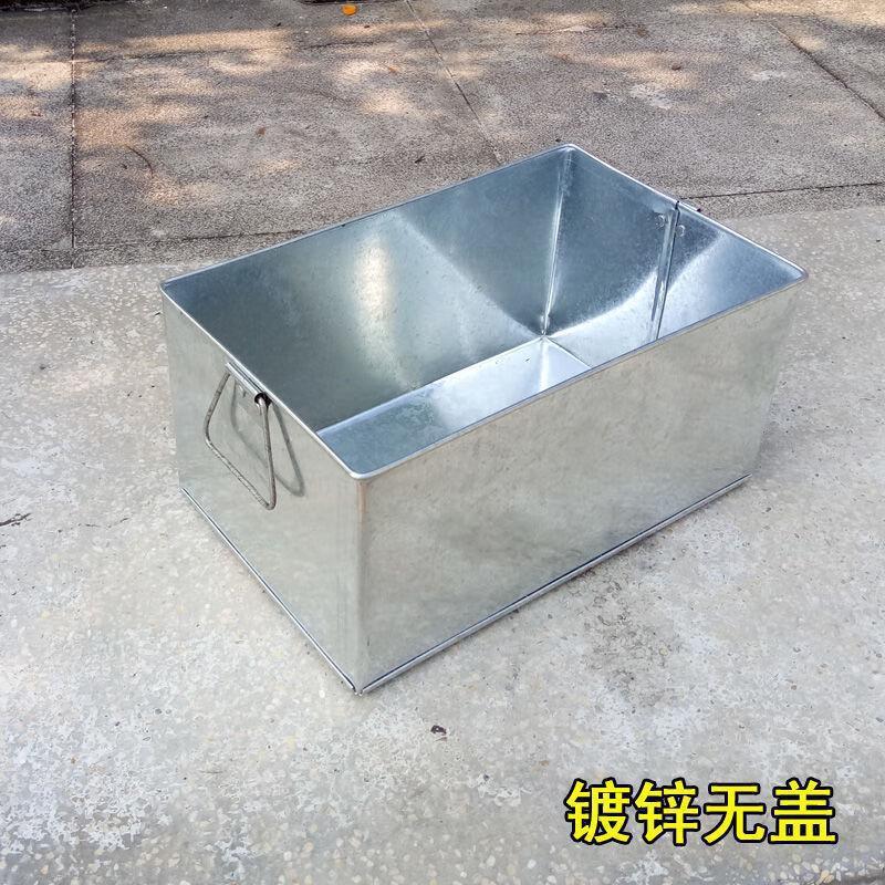Caja de herramientas de hardware de chapa de hierro grande, placa galvanizada, caja de entrega con bloqueo, caja de almacenamiento para carpintería, caja de hierro de mano