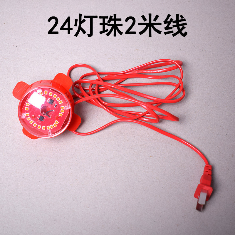 24 lamp beads (one 2-meter wire)