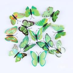 4.5 cm Single-layer Magnetic Butterfly 3D Stereo Decorative Sticker for Living Room Bedroom Wall Dorm Restaurant Decoration