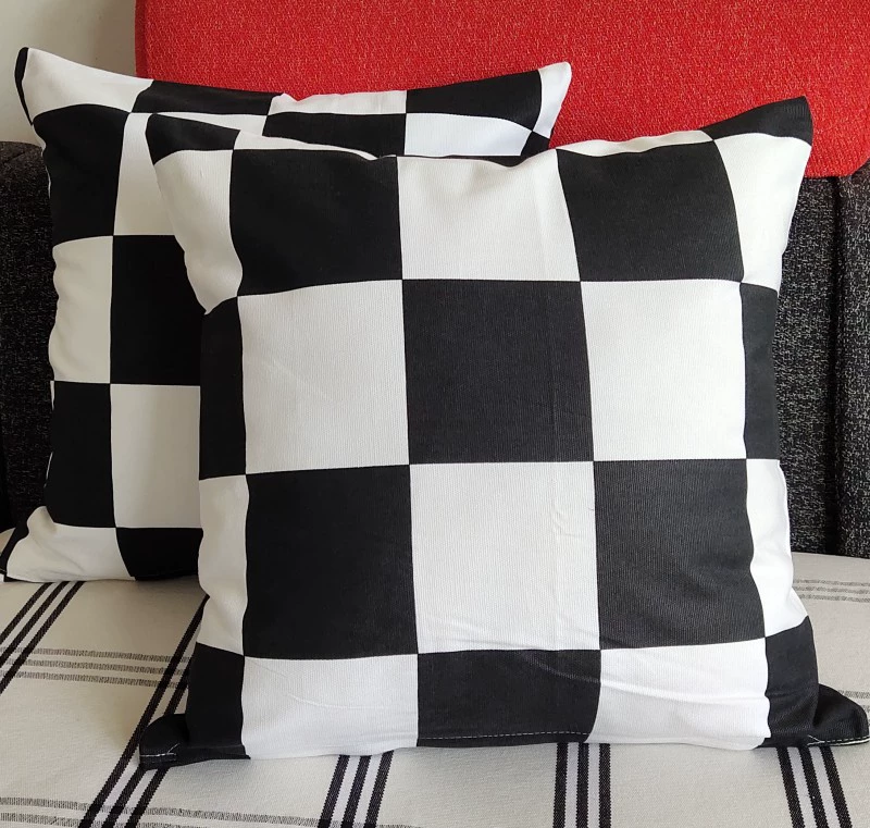 Cotton pillow, pillowcase, square sofa for bed, increased thickness