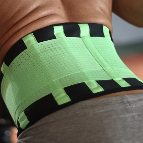 Cross-Border European and American Support Belt Sports Women's Lumbar Support Belt Breathable Squat Double-Layer Fitness Abdominal Belt