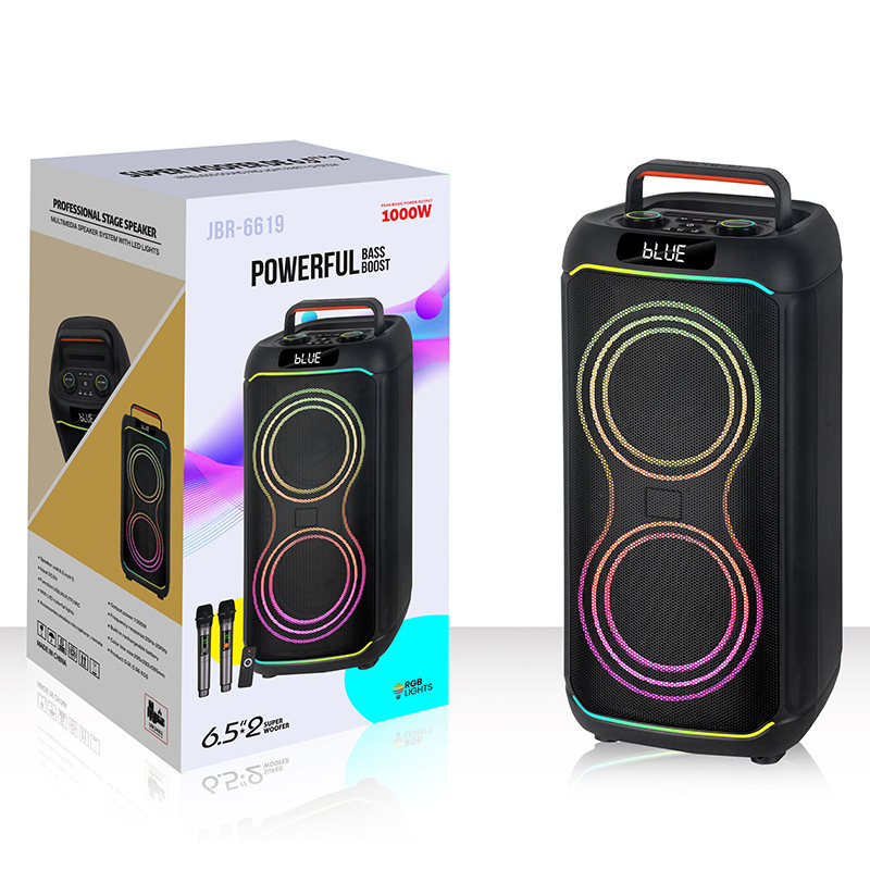 Source Manufacturer Seeks Agents Jbr-6619 New Foreign Trade Bluetooth Speaker Dual 6.5inch Tws Outdoor Speaker Source Manufacturer Seeks Agents Jbr-6619 New Foreign Trade Bluetooth Speaker Dual 6.5inch Tws Outdoor Speaker
