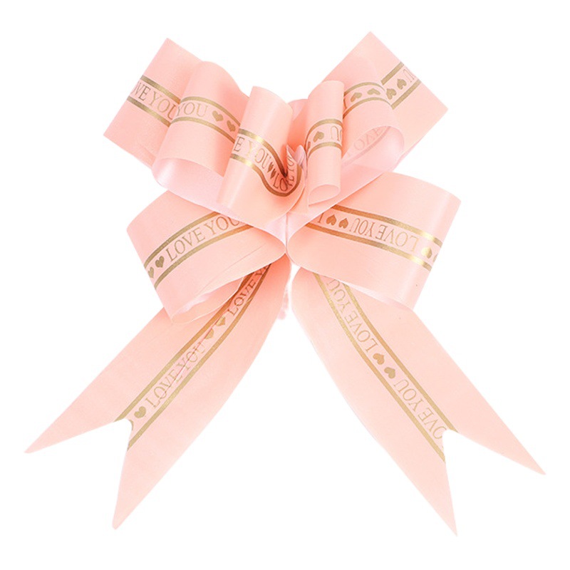 Diseño de boda al por mayor elegante amor eterno mano tire flor puerta tire flor 50 regalo flor embalaje arco cinta