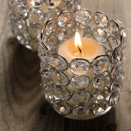 Accesorios transfronterizos candelabros para decoración de bodas calientes de cristal de registro de bolígrafo de estilo europeo hardware retro candelabros ornamentos