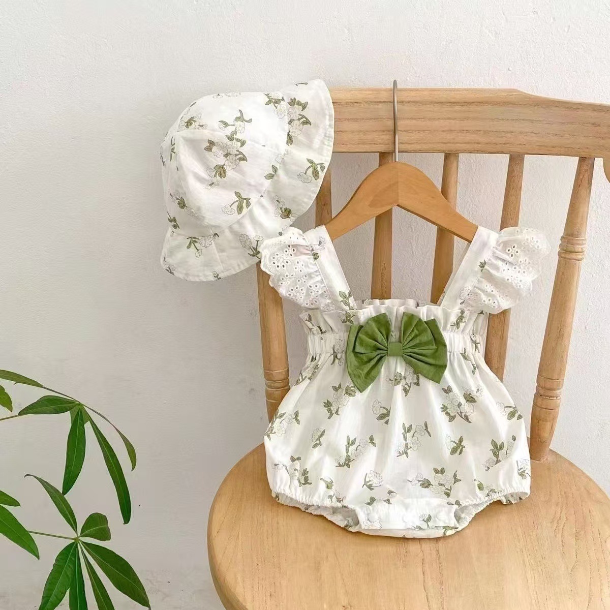 Ropa para bebés, ropa de verano, ropa de pedo para recién nacidos, mamelucos de una pieza para bebés, luna llena, cien días, mamelucos delgados