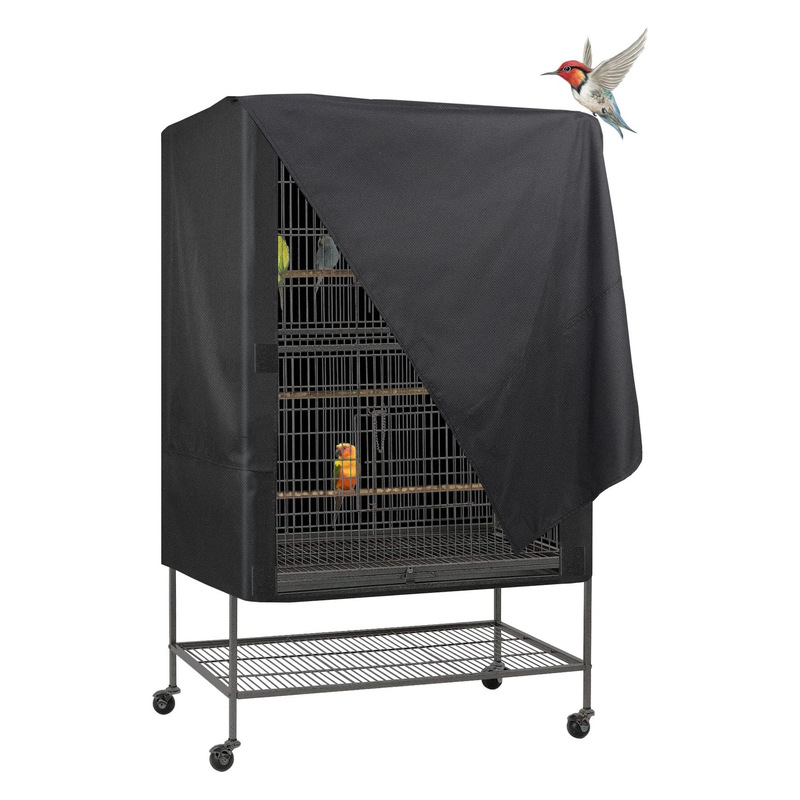 Outdoor Terrace Comfortable and Breathable Concealed Bird Cage Dust Cover Waterproof Sun Protection Windproof Shading Night Bird Cage Protective Cover