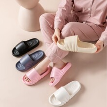 EVA拖鞋室内情侣踩屎感厚底女浴室洗澡夏季家用软底皮质感男凉拖