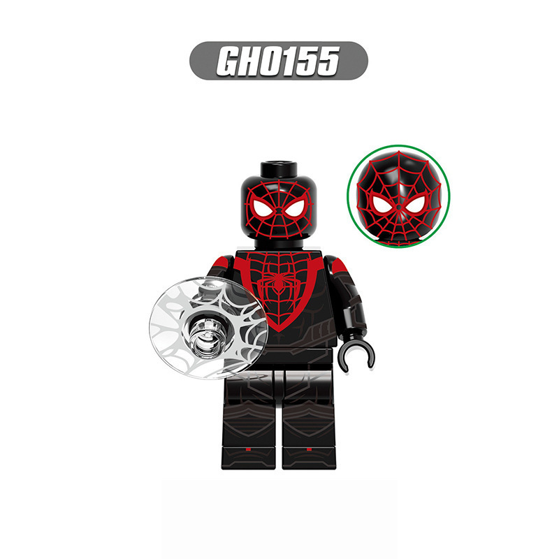 国境を越えた卸売ホットセール互換性のあるレゴスパイダーマンミニフィギュアシリーズ子供の教育用組み立て式小さな粒子ビルディングブロックおもちゃ|undefined