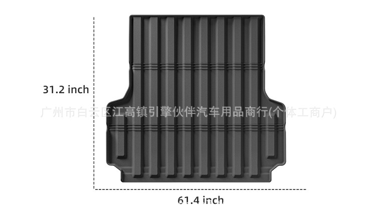 Suitable for 25 Kia Tasman car models, specialized TPE floor mats, rear cargo bed mats, cross-border