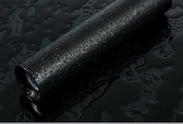 Telescopic Zoom Flashlight T6/Q5 Aluminum Alloy Outdoor Lighting Gift USB Charging Cycling Flashlight Rechargeable