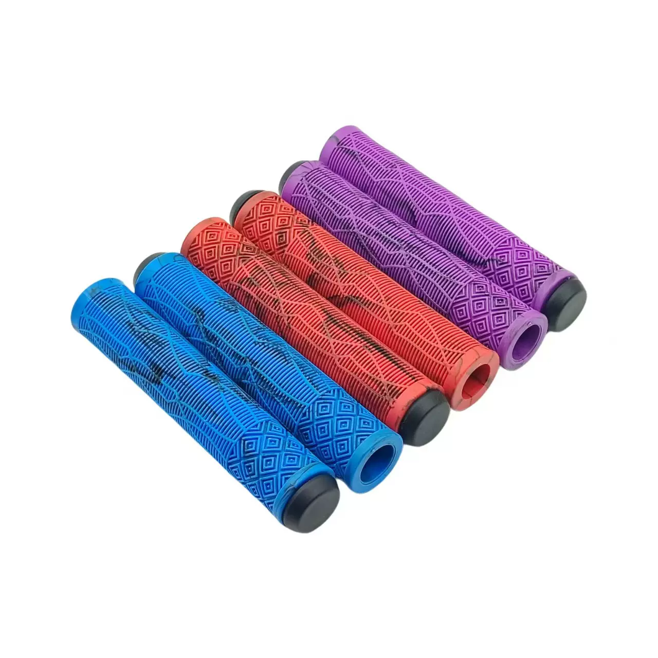 山地车握把通用自行车把套加长减震防滑柔软骑行土坡车死飞车配件