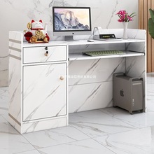 收银台前台迎宾台服务台吧台桌公司前台接待台工简约现代吧台