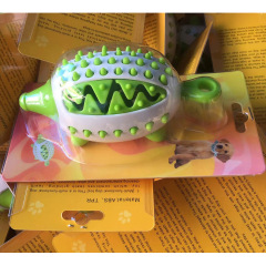 Pet Food Dispensing Ball, Pet Toy, Dog Chew Training Ball, Teeth-Cleaning Dog Toothbrush, Dog Toy, Dog Food-Dispensing Toy