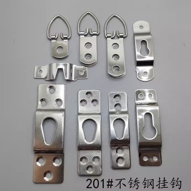 Photo Frame Stainless Steel Hanging Ring Hidden Hanging Cross Stitch Wedding Photo Plaque Decoration Background Painting Mirror Hardware Accessories Hook