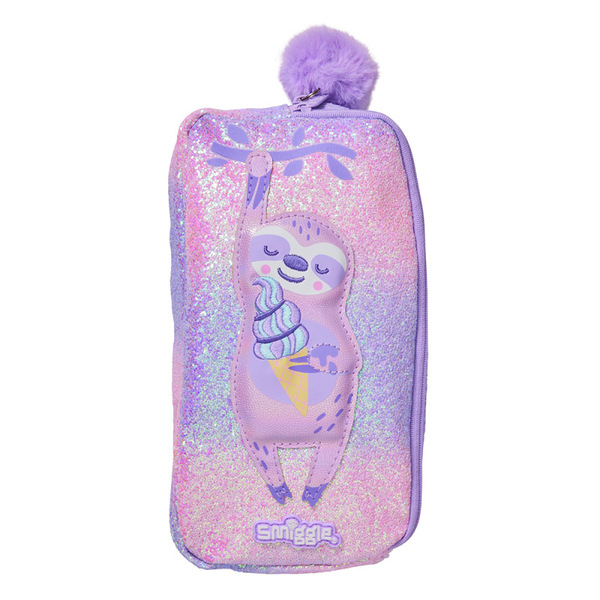 Double-layer capacious cartoon pencil case for students