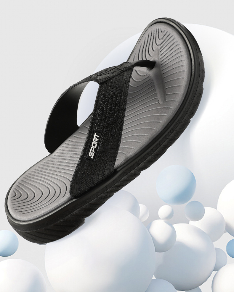 Herren Strandsandalen Mit Dicker Sohle Rutschfest Für Den Sommer_voghion.com