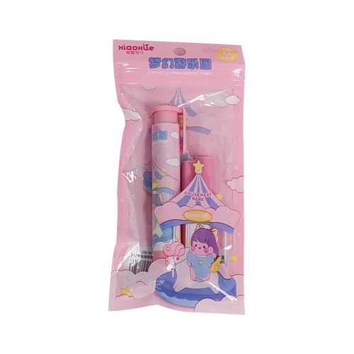 Creative new press eraser cartoon cute leather eraser stationery prize art student special sketch eraser