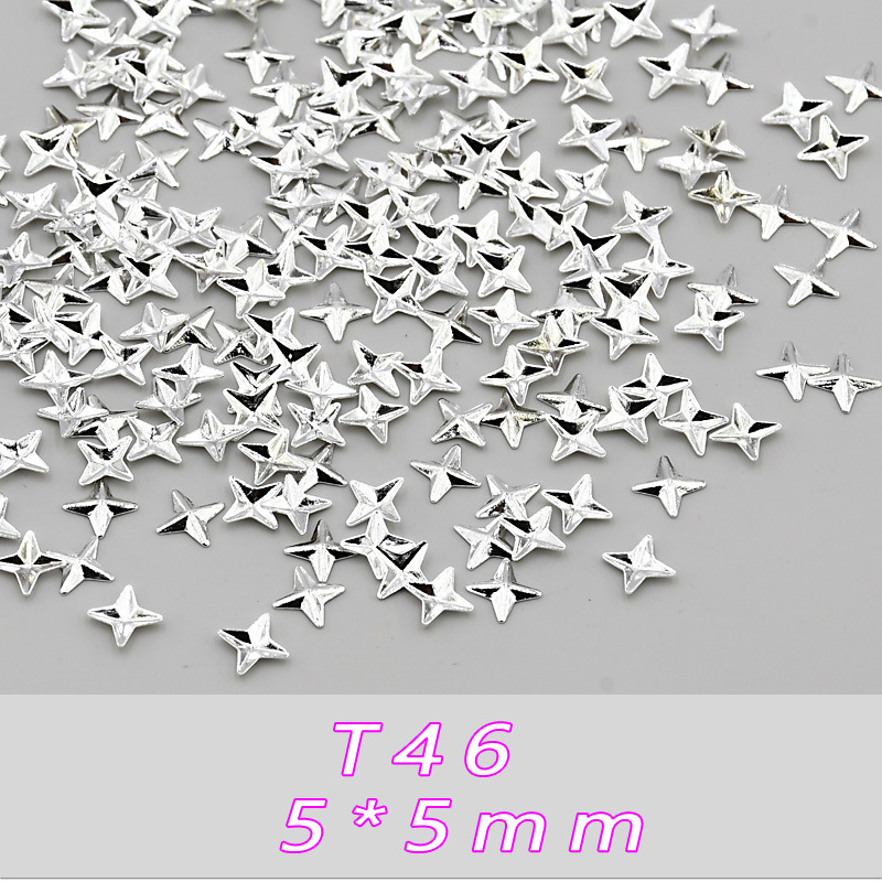 T46--(5*5mm) 금속 별