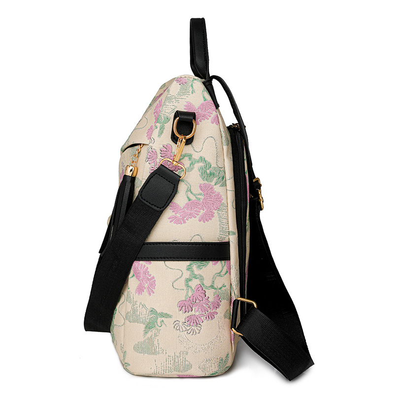2024 nuevo estilo de moda, mochila para mujer, mochila antirrobo de gran capacidad para viajeros urbanos, mochila escolar para estudiantes al por mayor