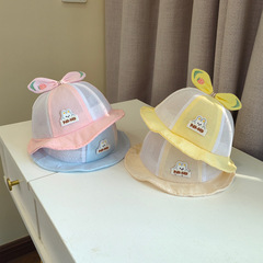 Baby Hat Spring and Autumn Thin Baby Sunshade Fisherman's Cap Newborn Lovely Sunscreen Cap Infant Basin Cap Summer 