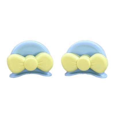 Accessories, Bows, Dəbilqə (Kaska) aksesuarları - bear-eared-butterfly-blue-and-yellow