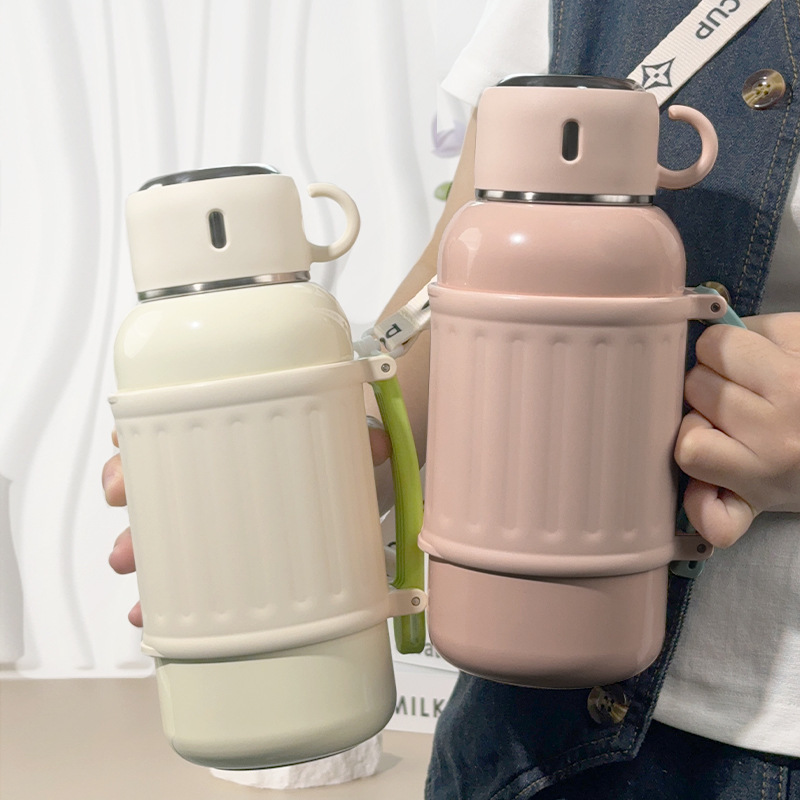 2025シンプルins大容量保温カップ316ステンレス水筒屋外携帯コップ卸売り|undefined