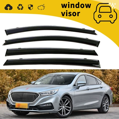 Suitable for 18-24 red flag H5H6H9HS3E-HS3HS5HS7EH7HQ9E-QM5 door rain shield (Rain shield) - 18-h5plastic-bright-strip-hook-adhesive-4