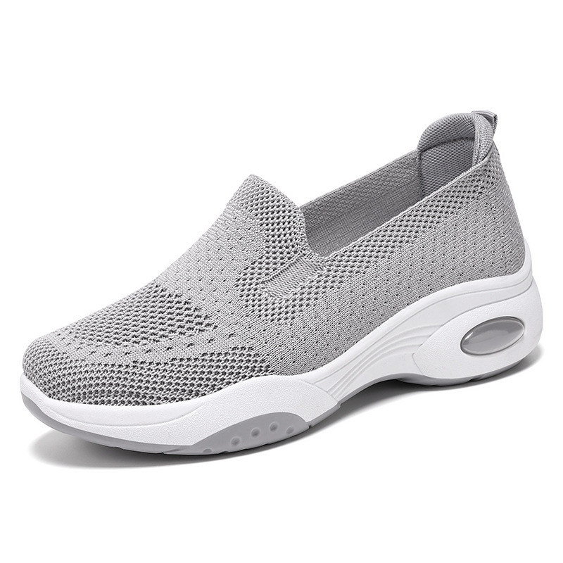 Zapatos de mujer 2026 primavera zapatos de tela transfronterizos zapatos de mujer zapatos casuales tejidos con una sola sola sola sola image 7
