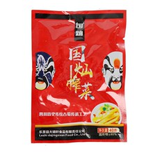 国灿榨菜40g整箱涪陵榨菜丝芯块餐饮即食小包装下饭咸菜开胃腌菜
