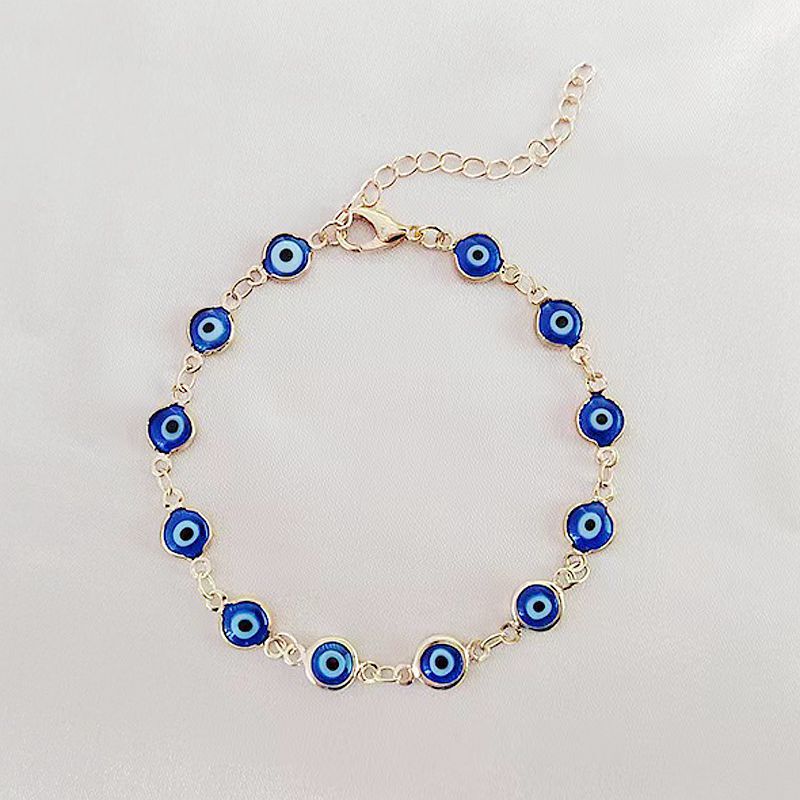 Europe and the United States cross-border supply eye bracelet Turkey evil eye color matching fashion jewelry manufacturers wholesale bracelet women