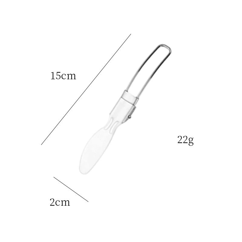 Travel handheld set for camping stainless steel, tableware