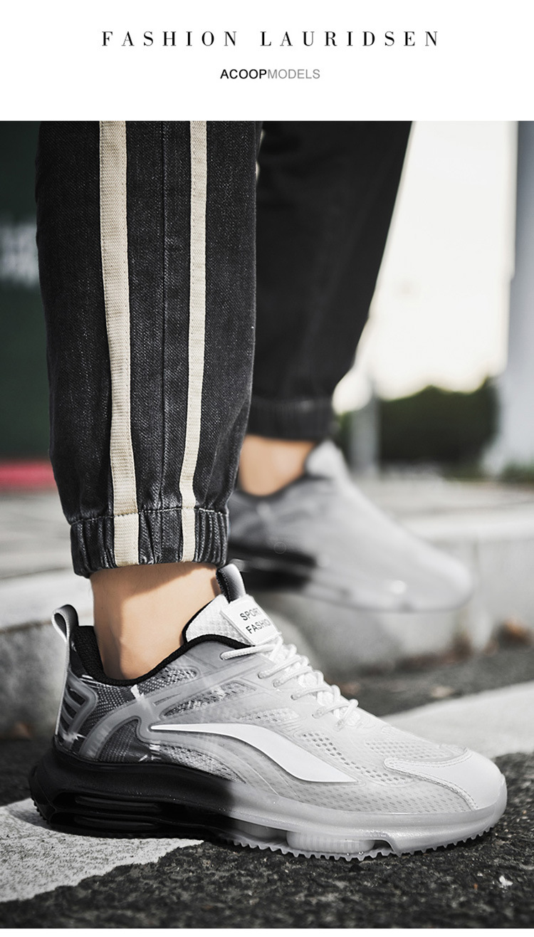 Men's Running Shoes Leather Breathable Waterproof Sport Trainers_voghion.com