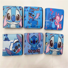 Lilo and Stitch Stitch peripherals cute cartoon teen student wallet boys and girls short card holder